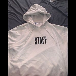 Justin Bieber purpose tour staff hoodie
